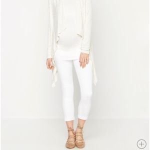 AG Secret Fit Belly Stilt Roll Up Maternity Jeans